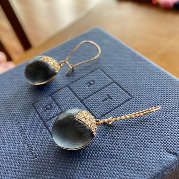 Alexis Bittar - Origami Inlay Dangling Sphere Earrings - O/S - Picture 5 of 7